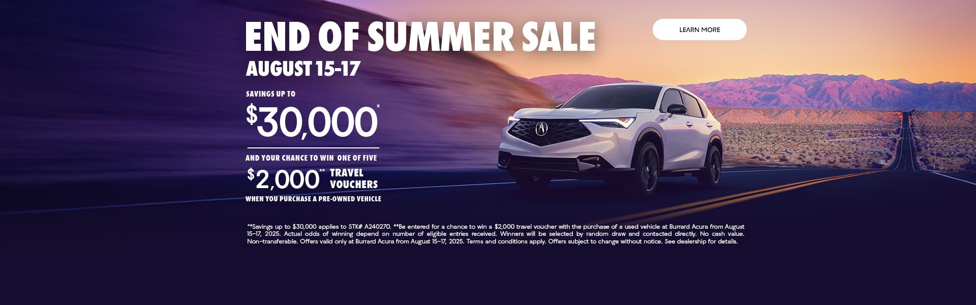 End of Summer Sale