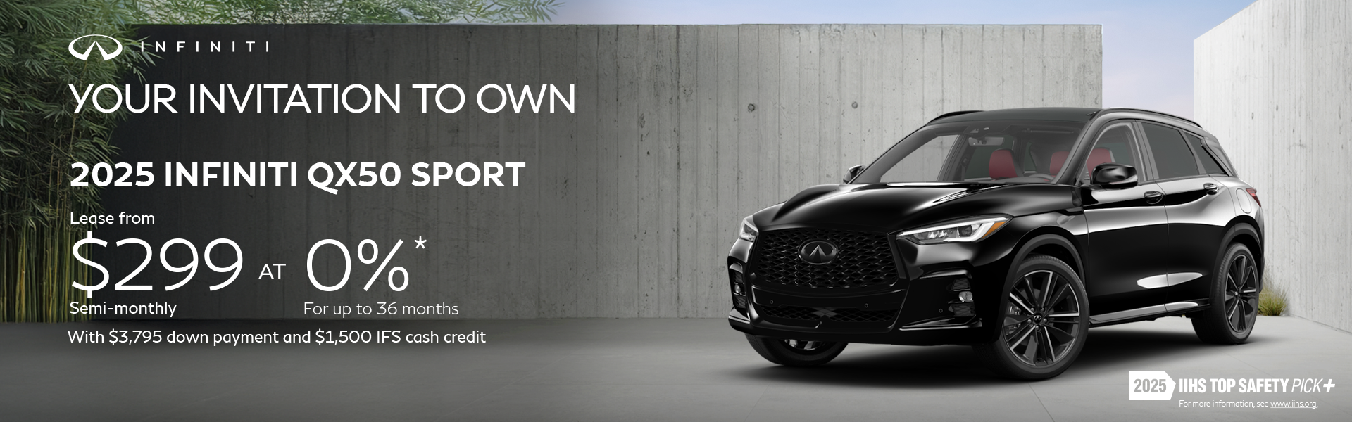 QX50 - August Offer