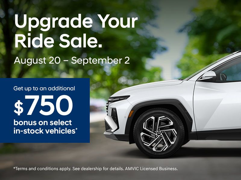 Upgrade Your Ride Sale