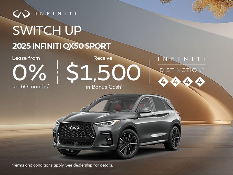 Switch Up - 2025 INFINITI QX50 Sport