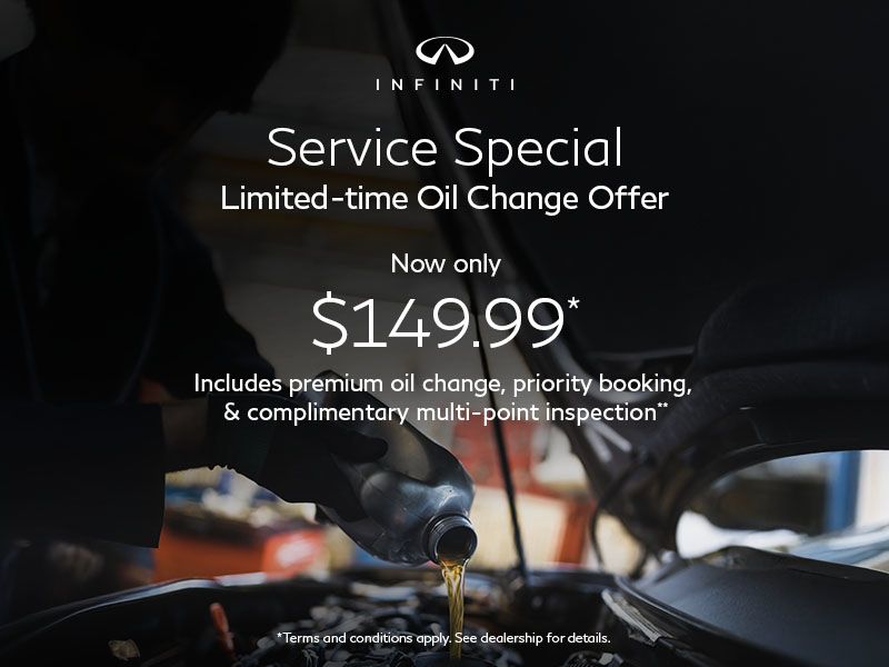 Service Specials Limited-time Oil Change Offer