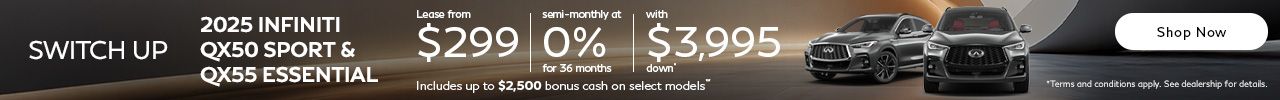 2025 INFINITI QX50 Sport & QX55 Essential