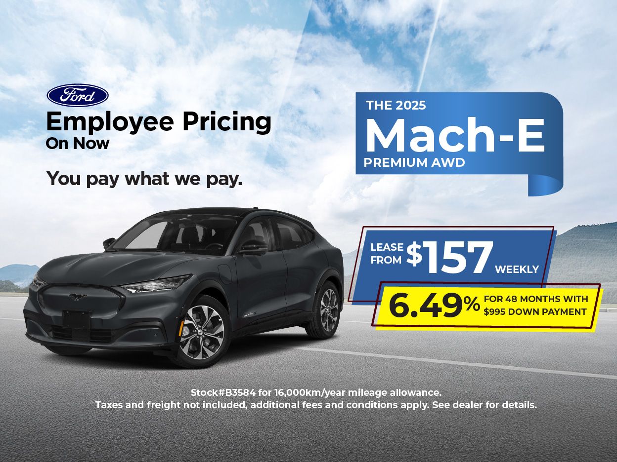 Get the 2025 Mach-E PREMIUM