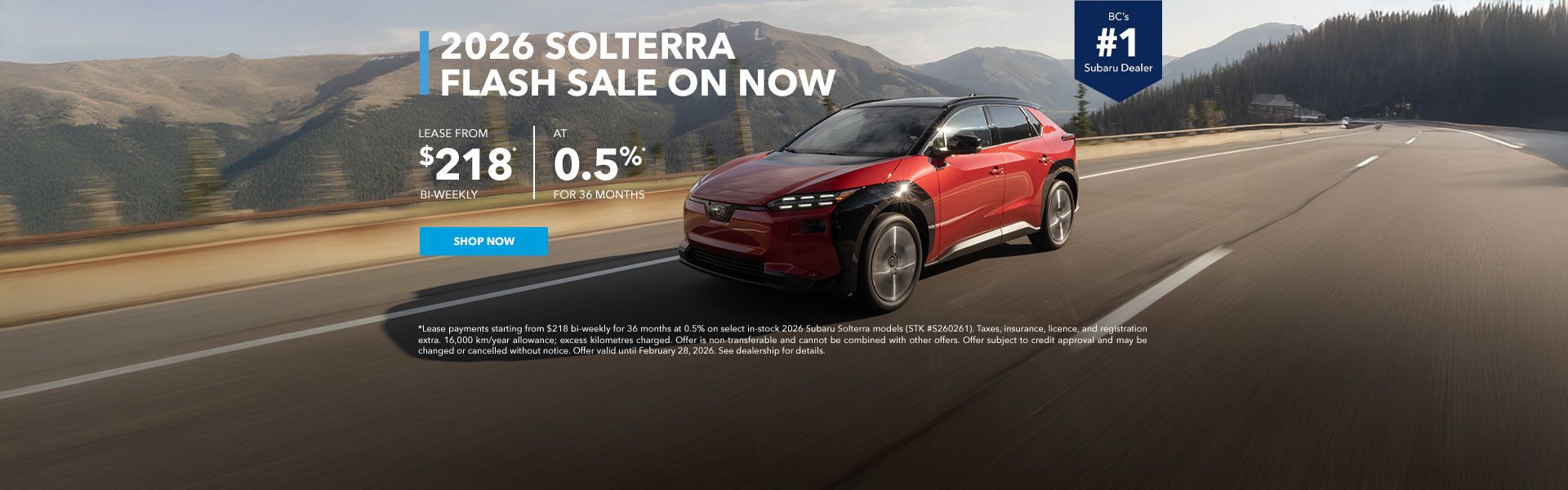 2026 Solterra Flash Sale On Now