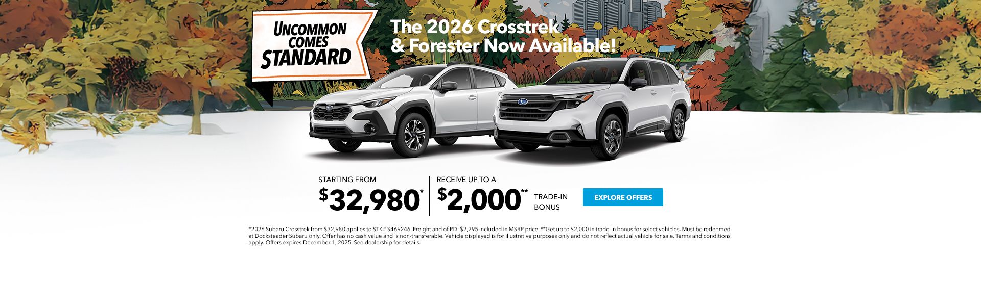 Uncommon Comes Standard