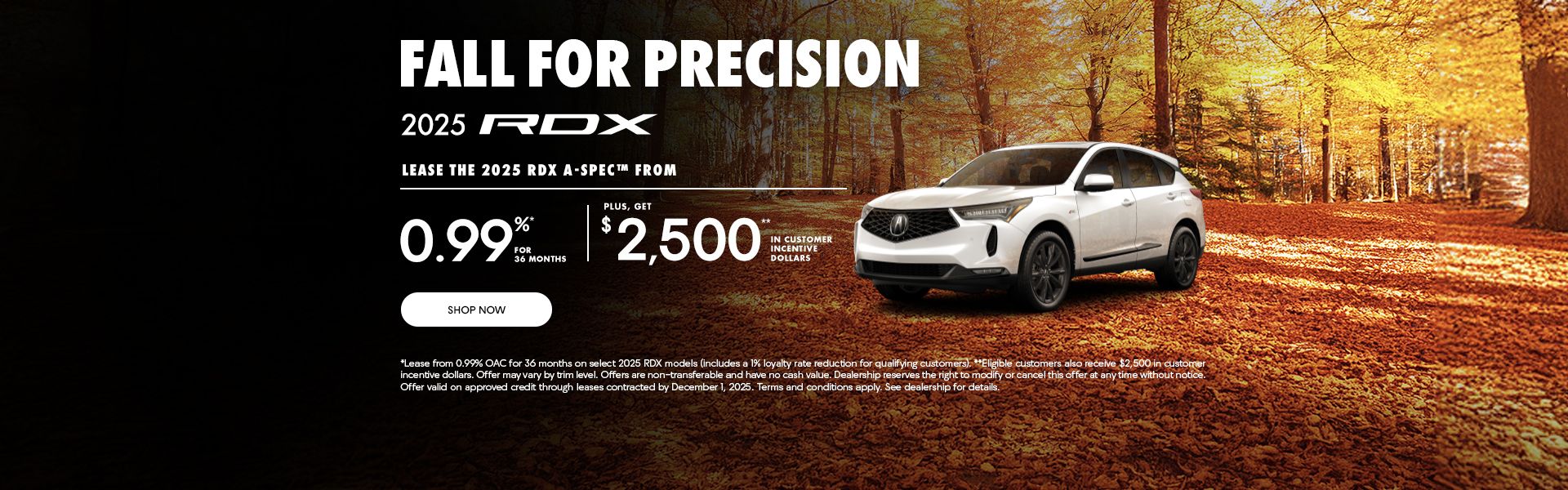 Fall for Precision | 2025 RDX