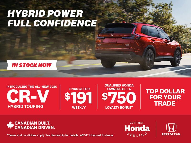 Get That Honda Feeling - 2026 CR-V Hybrid Touring