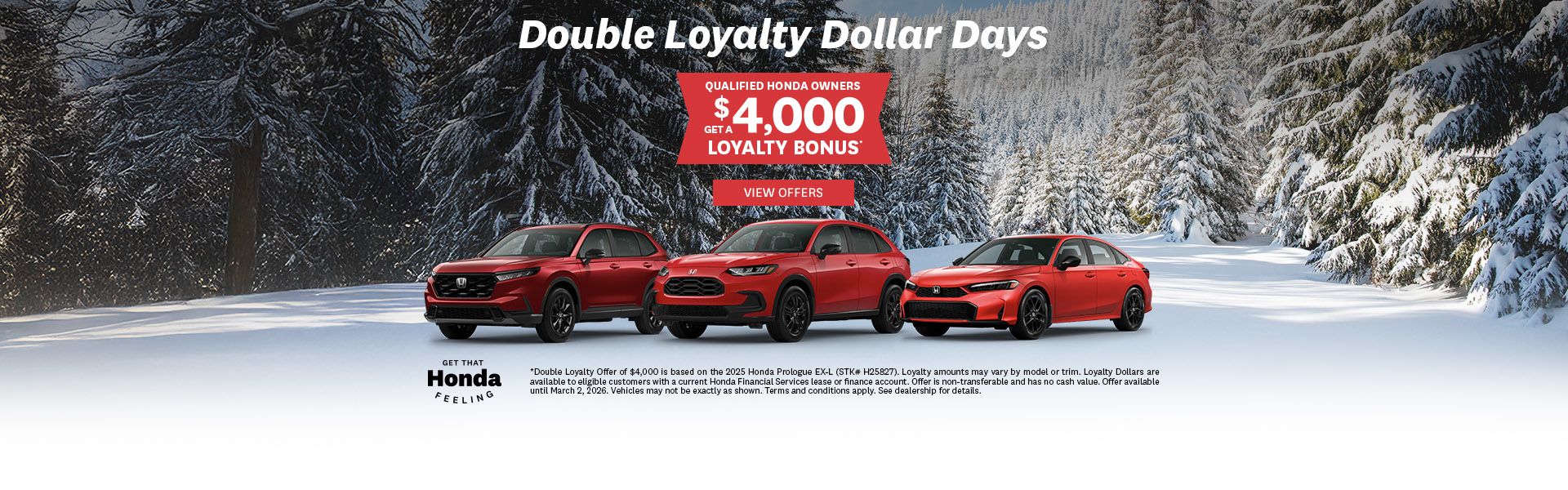 Double Loyalty Dollar Days