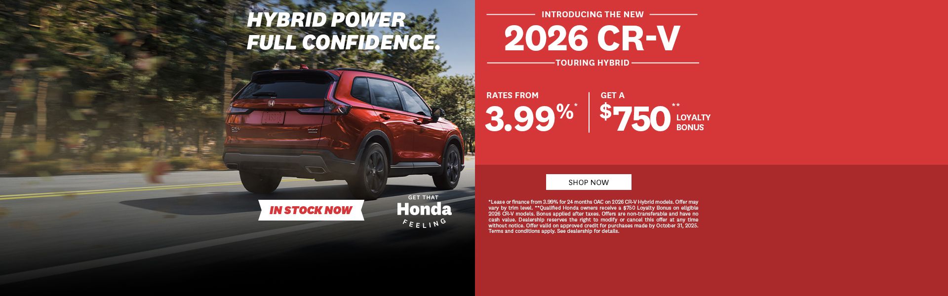 Get That Honda Feeling - 2026 CR-V Touring Hybrid