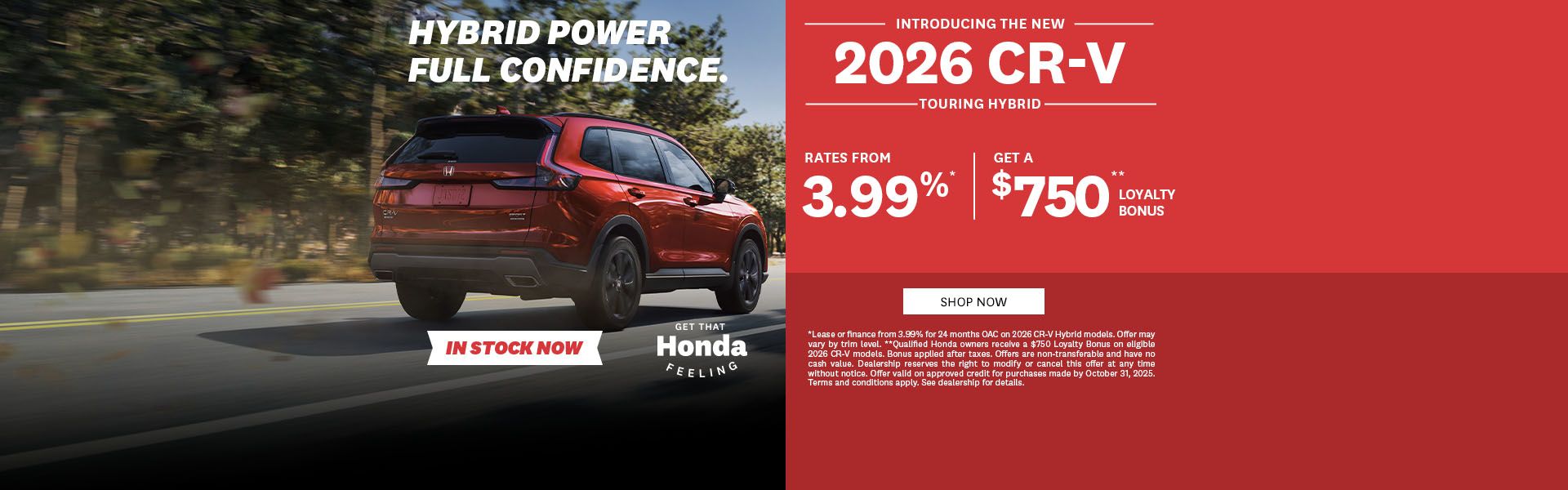 Get That Honda Feeling - 2026 CR-V Touring Hybrid