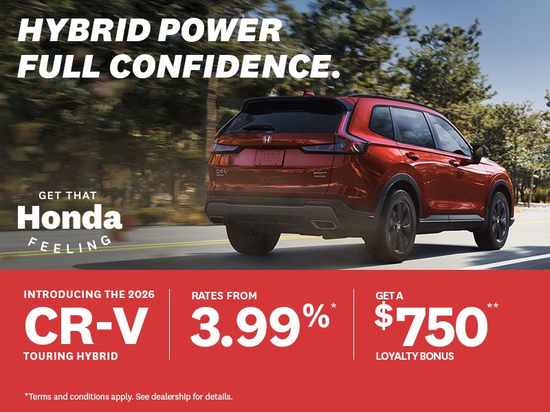 Get That Honda Feeling - 2026 CR-V Touring Hybrid