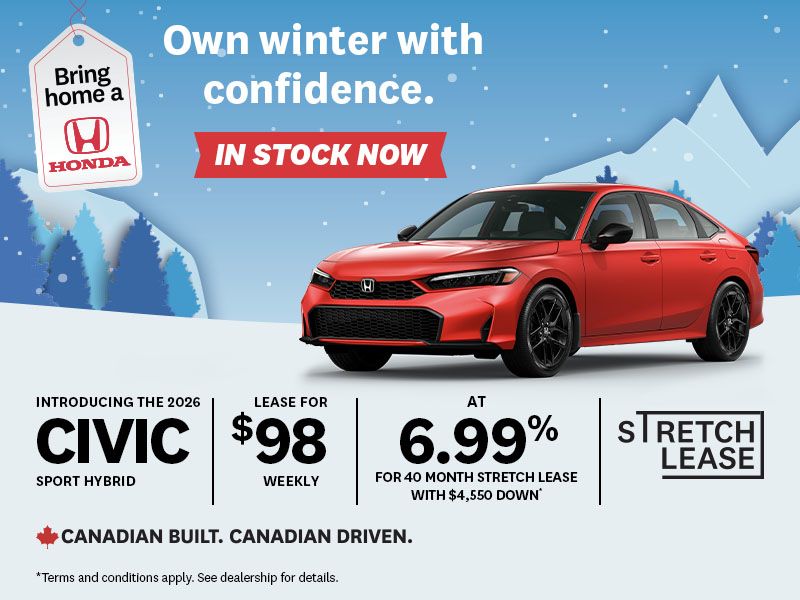 Bring Home a Honda - 2026 Civic Sport Hybrid