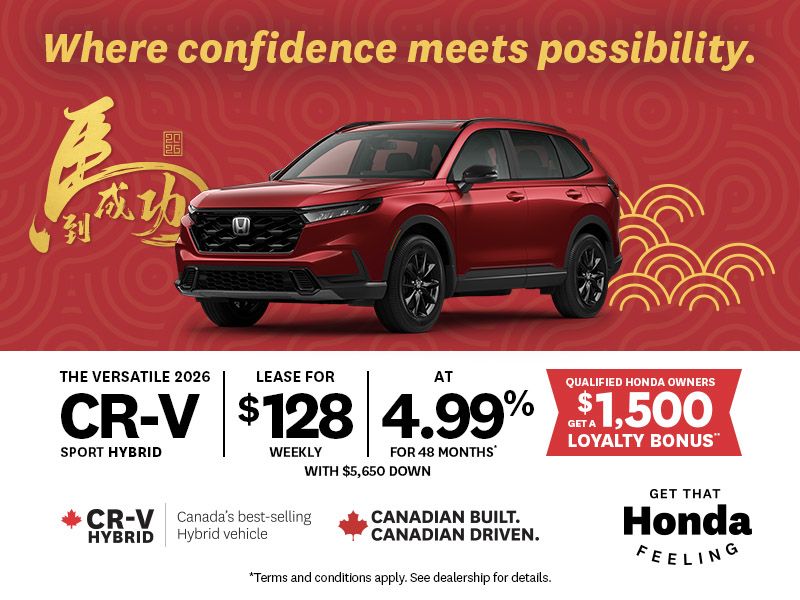 Get That Honda Feeling | 2026 CR-V Sport Hybrid