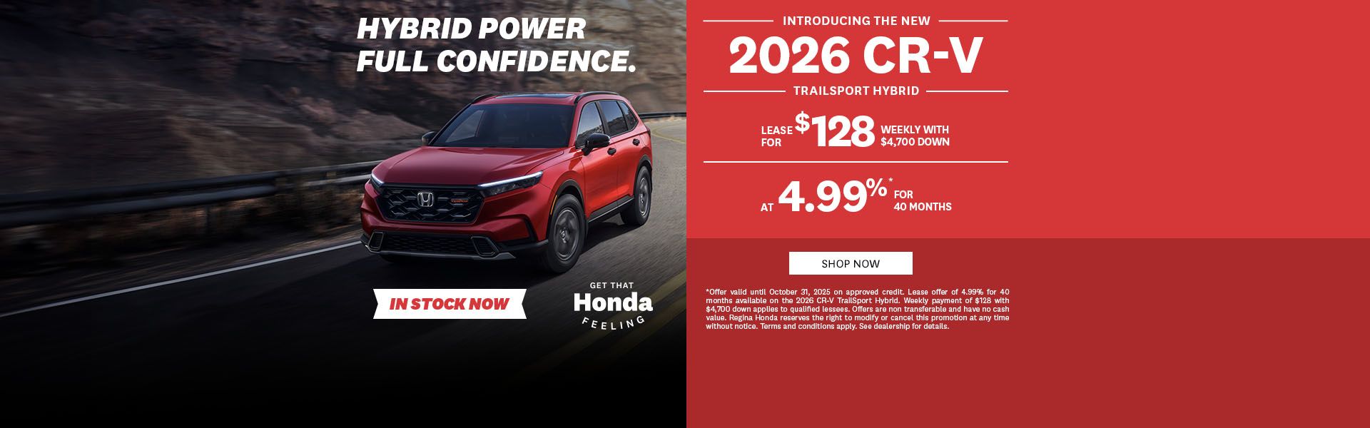 Get That Honda Feeling - 2026 CR-V Trailsport Hybrid