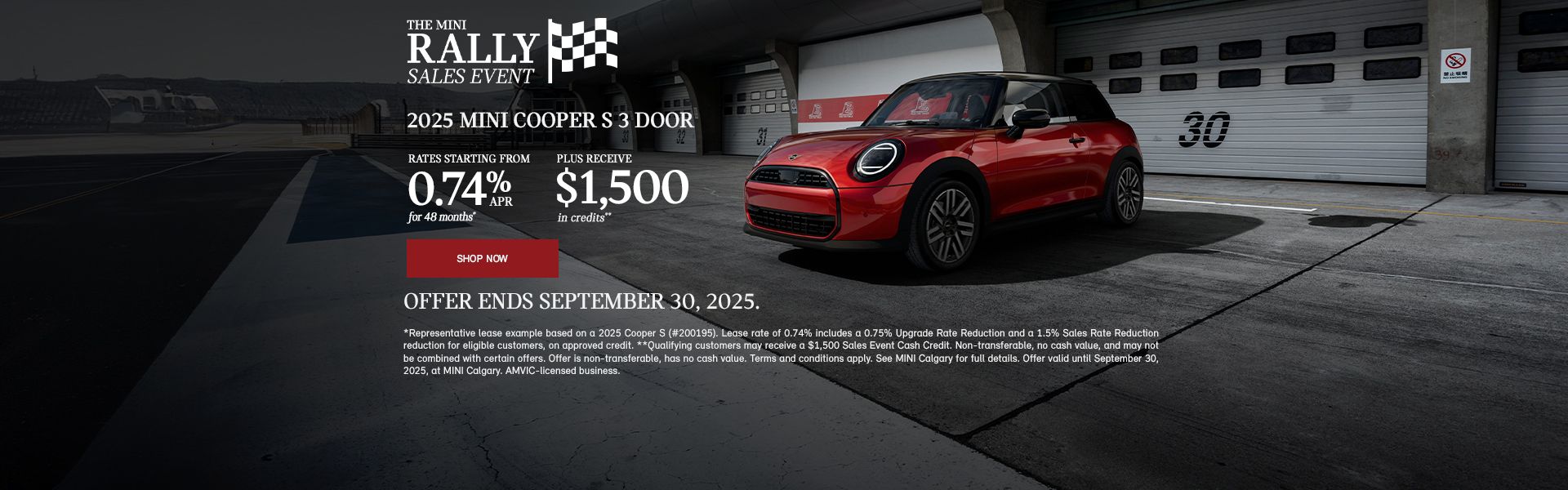 The MINI Rally Sales Event - Cooper S