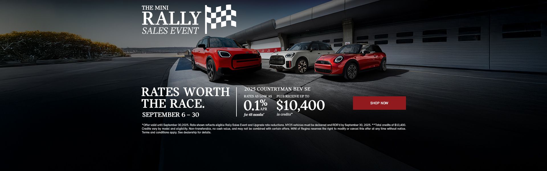 The MINI Rally Sales Event