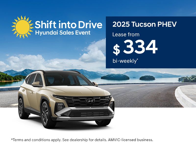 Shift into Drive Hyundai Sales Event - 2025 Tucson PHEV