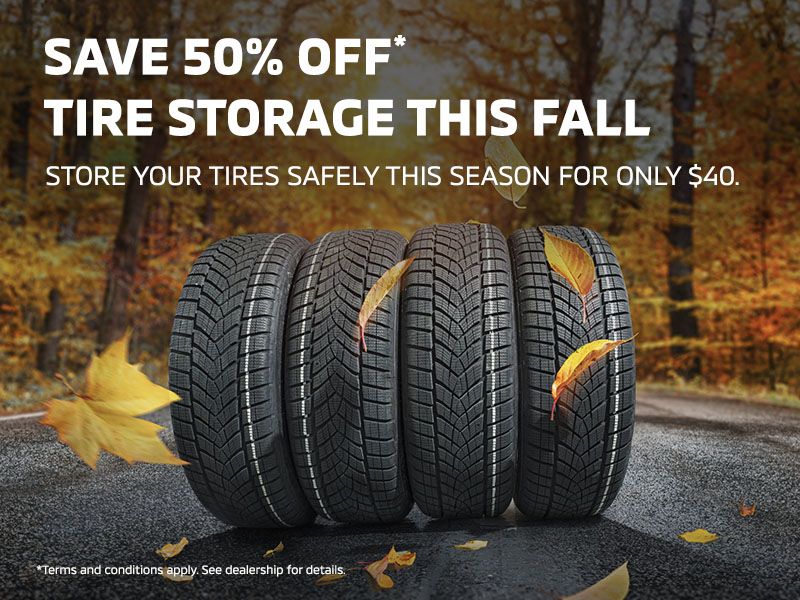 Save 50% Off Tire Storage This Fall