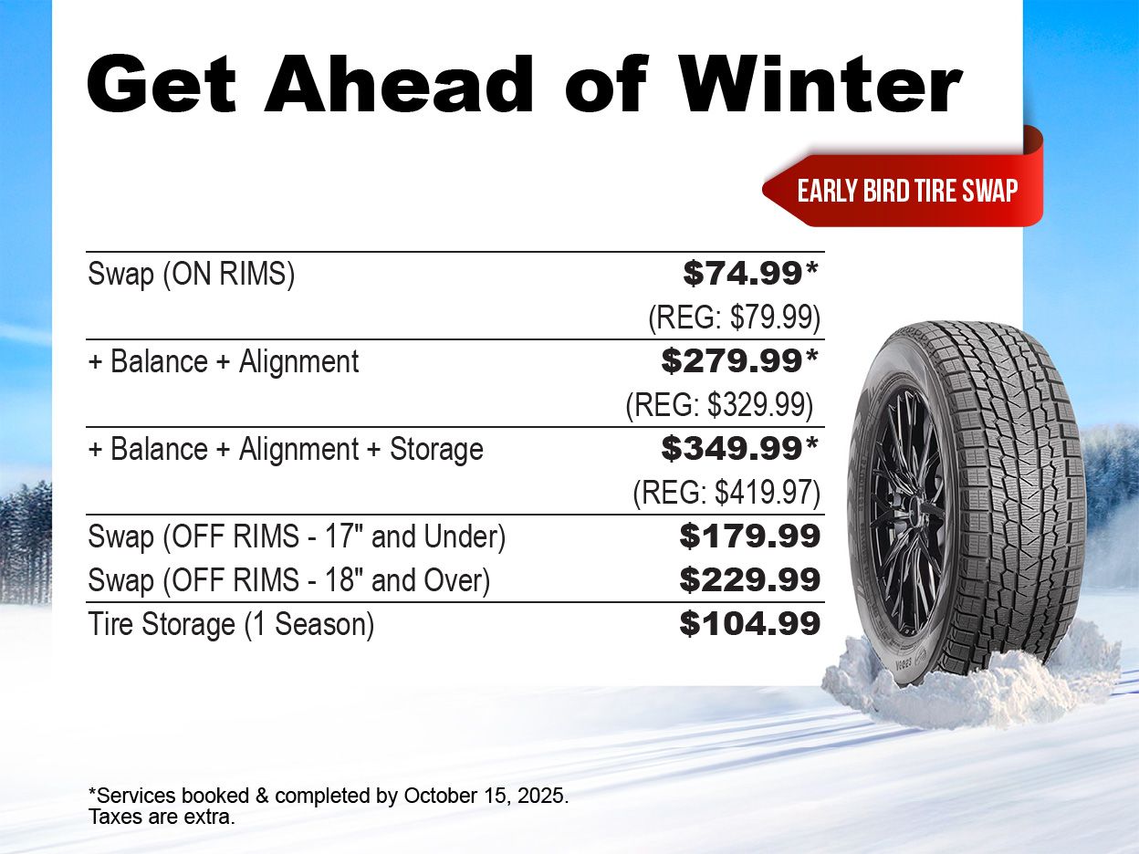 Early Bird Winter Tire Swap