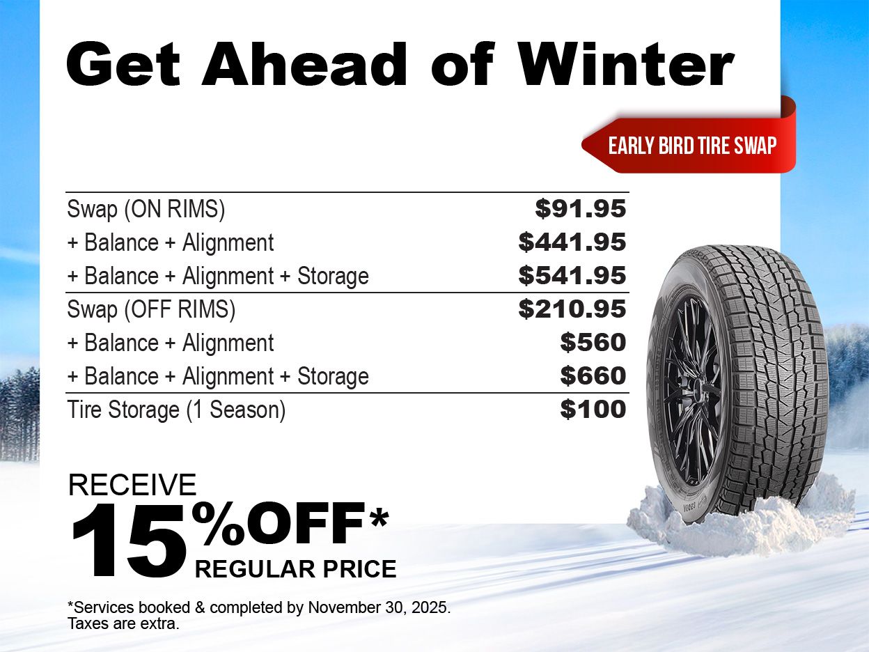 Early Bird Winter Tire Swap