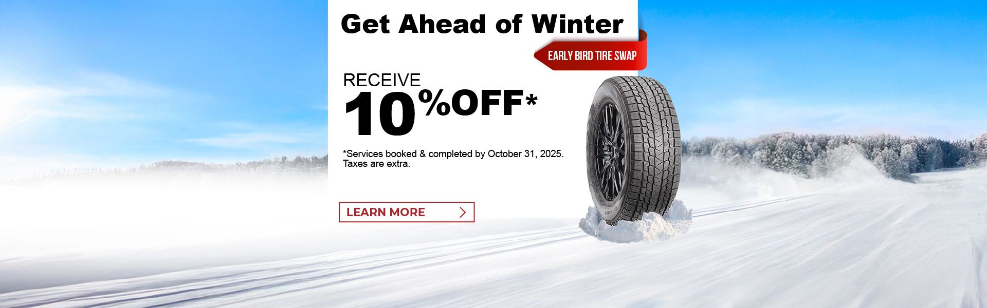 Early Bird Winter Tire Swap Special