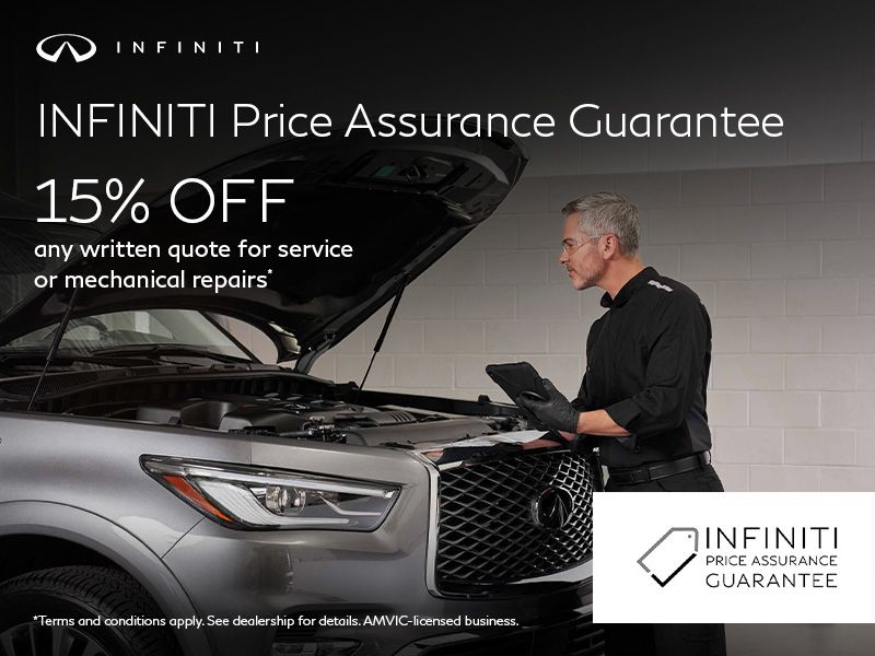 INFINITI Price Assurance Guarantee