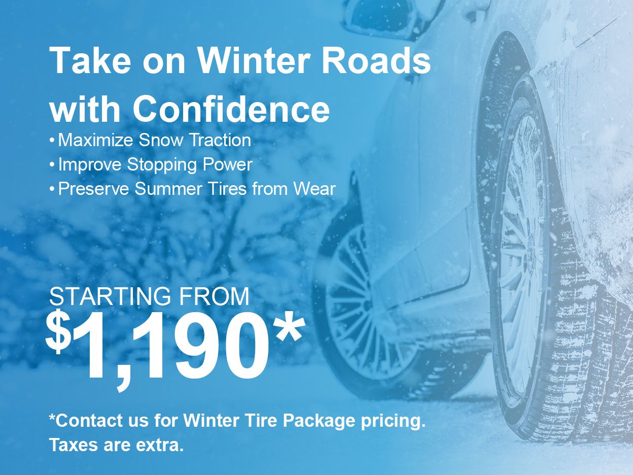 Winter Tire Package Pricing Special