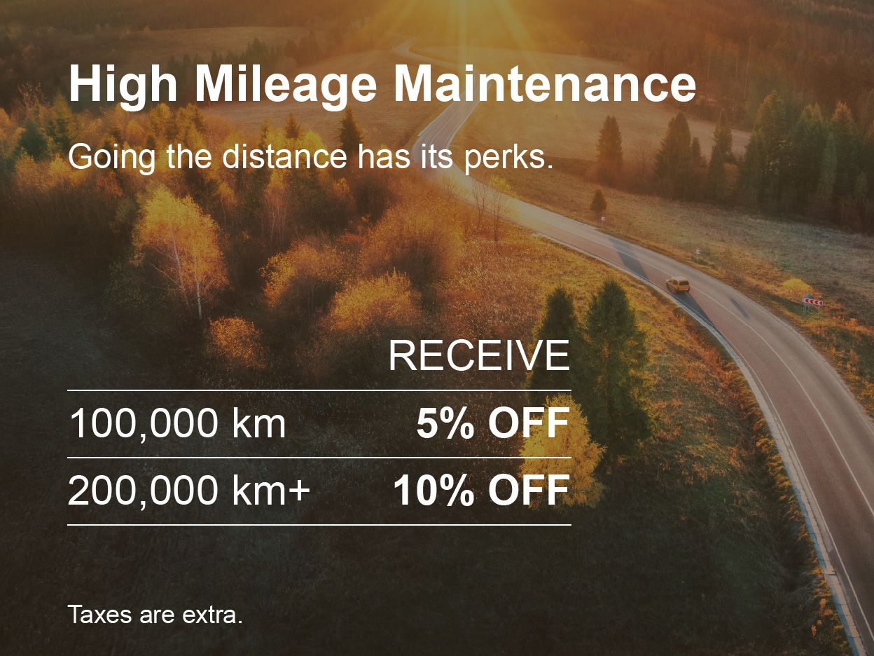 High Mileage Maintenance Special