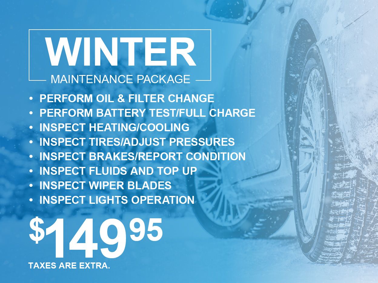 Winter Maintenance Package Special
