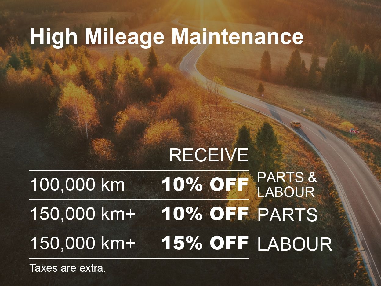 High Mileage Maintenance Special