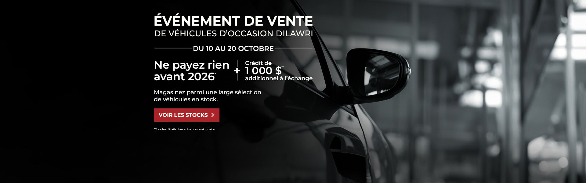 Dilawri Pre-Owned Sales Event Oct 2025
