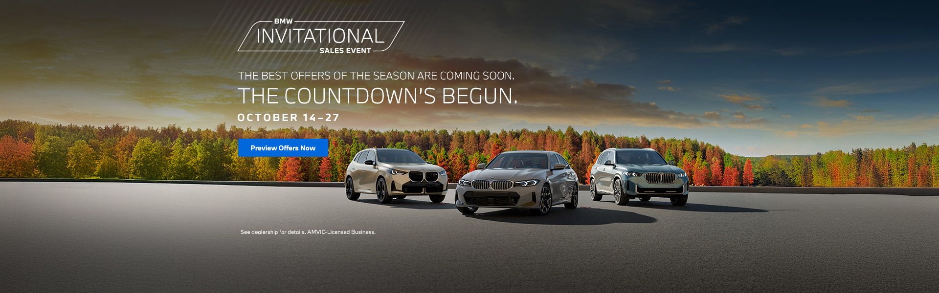 BMW Invitational Sales Event Countdown