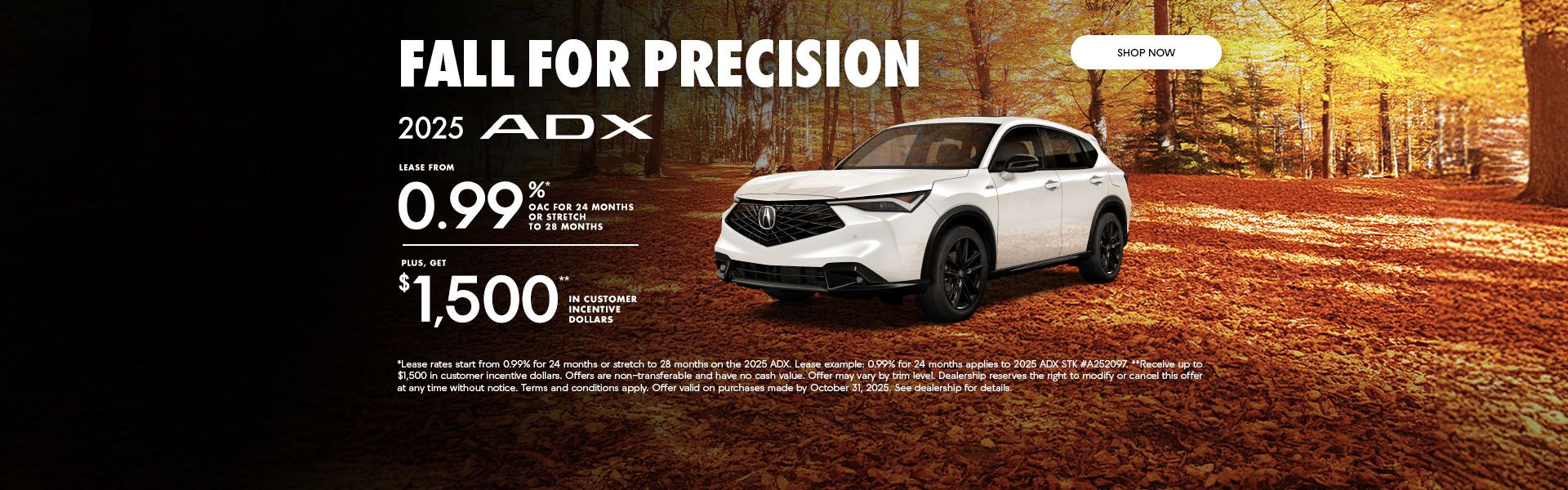 Fall for Precision | 2025 ADX