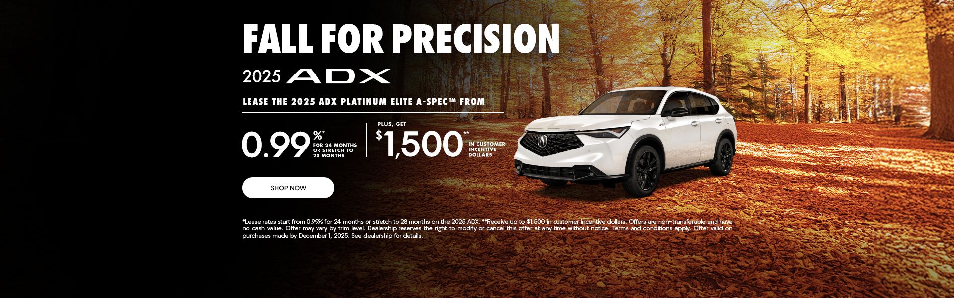 Fall for Precision | 2025 ADX