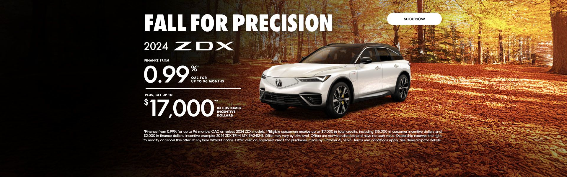 Fall for Precision | 2024 ZDX