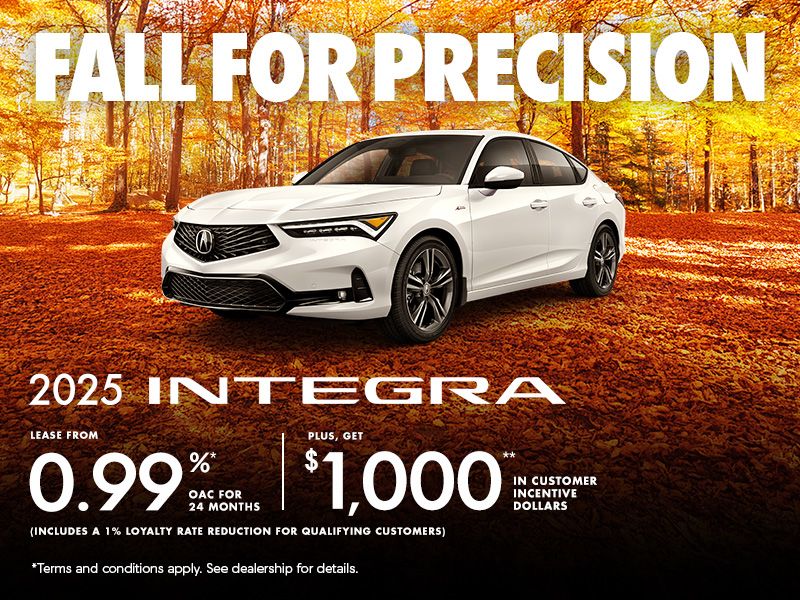 Fall for Precision | 2025 Integra