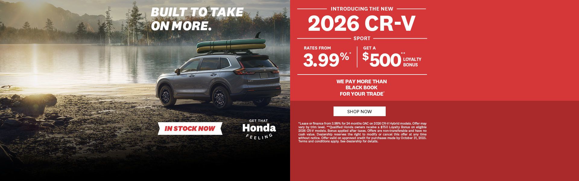 Get That Honda Feeling - 2026 CR-V Sport