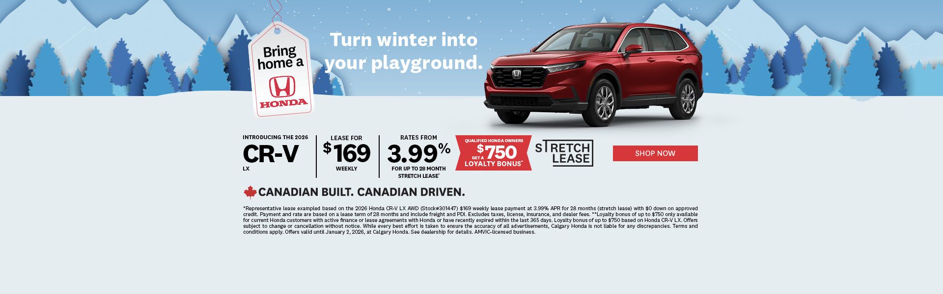 Bring Home a Honda - 2026 CR-V LX