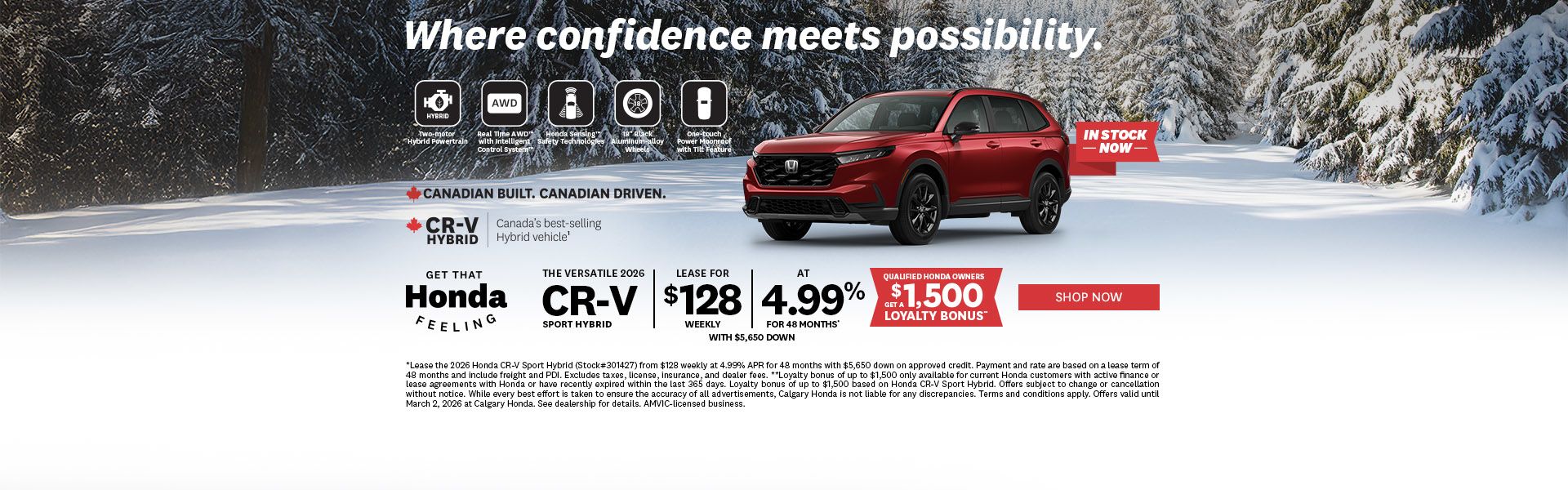 Get That Honda Feeling | 2026 CR-V Sport Hybrid