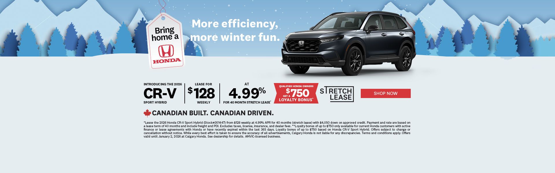 Bring Home a Honda - 2026 CR-V Sport Hybrid