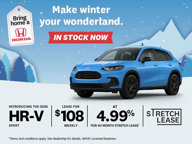 Bring Home a Honda - 2026 HR-V Sport