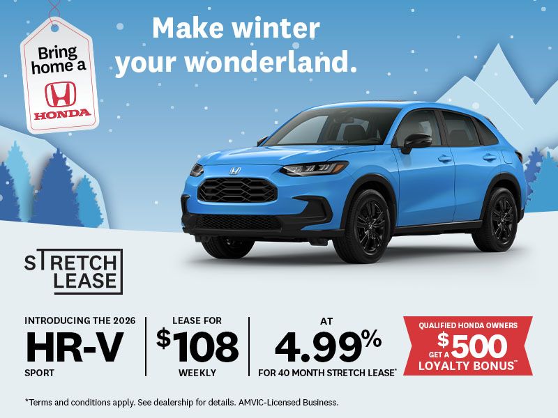 Bring Home a Honda - 2026 HR-V Sport