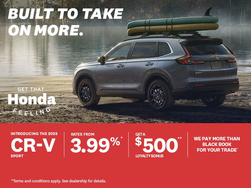 Get That Honda Feeling - 2026 CR-V Sport