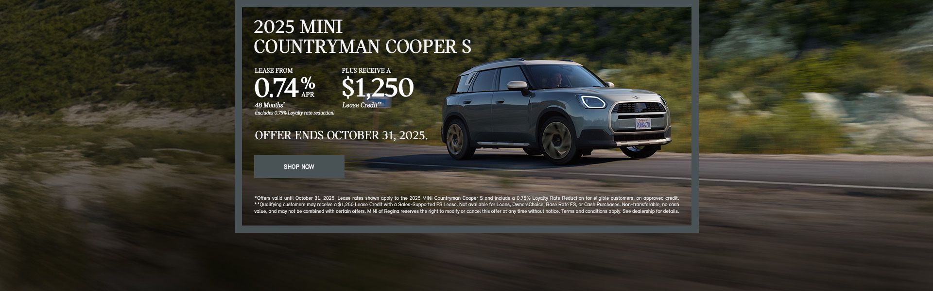 2025 MINI Countryman Cooper S