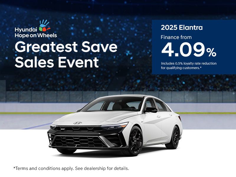 Greatest Save Sales Event - 2025 Elantra