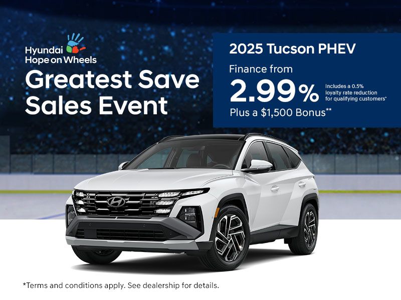 Greatest Save Sales Event - 2025 Tucson PHEV
