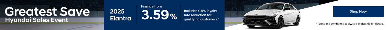 Greatest Save Hyundai Sales Event  - 2025 Elantra
