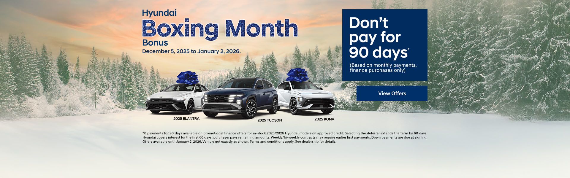 Hyundai Boxing Month Bonus