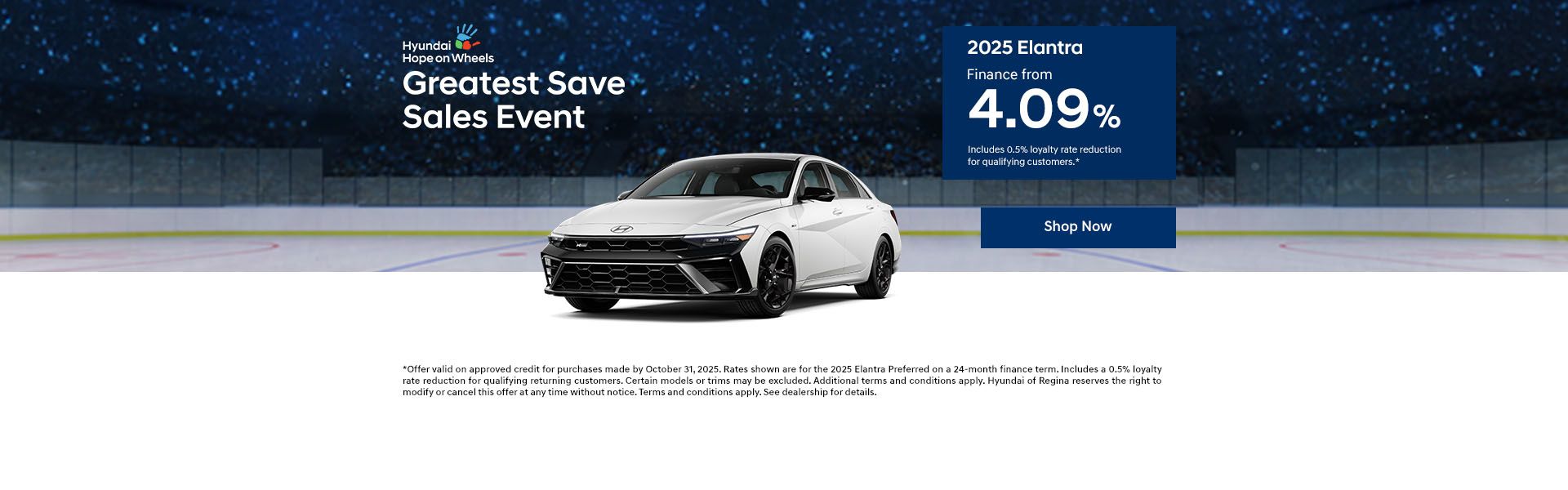 Greatest Save Sales Event - Elantra
