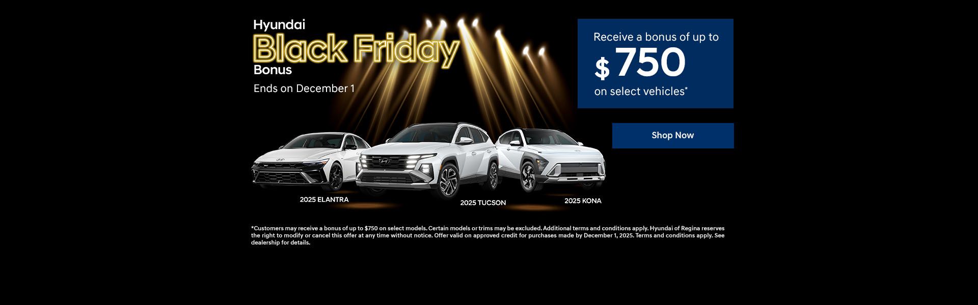 Hyundai Black Friday Bonus